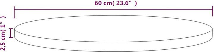 Produktbild VidaXL Kresten (Ø 60 x 2.5 cm)