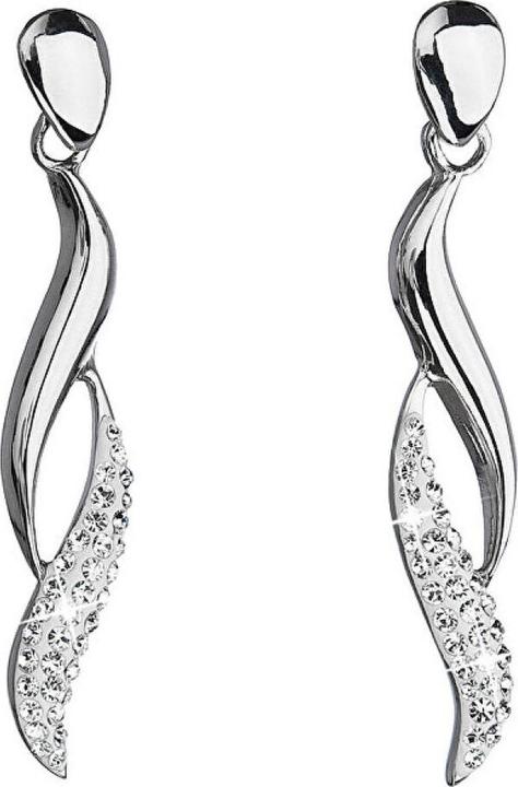 Actual product image Evolution Group Luxurious earrings with crystals 31162.1 crystal (L)