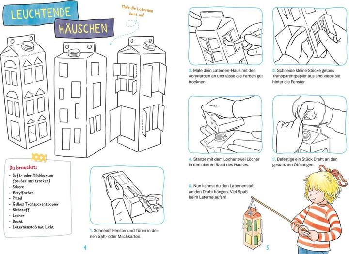 Image du produit Conni Gelbe Reihe (Beschäftigungsbuch): Mein Laternen-Bastelbuch (Allemand, Hanna Sörensen, Ulrich Velte, 2023)
