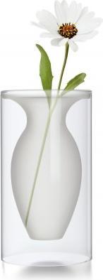 Produktbild Philippi Vase Esmeralda XS Transparent/Weiss (1 x, 7 x 20 cm)