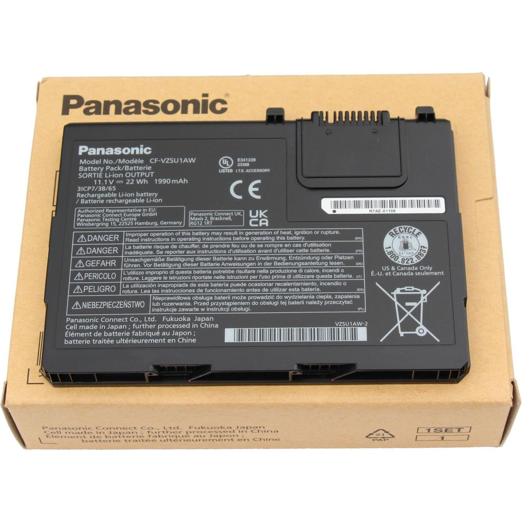 Thumbnail - Panasonic CF-VZSU1AW (3 Zellen, 2000 mAh), Notebook Akku