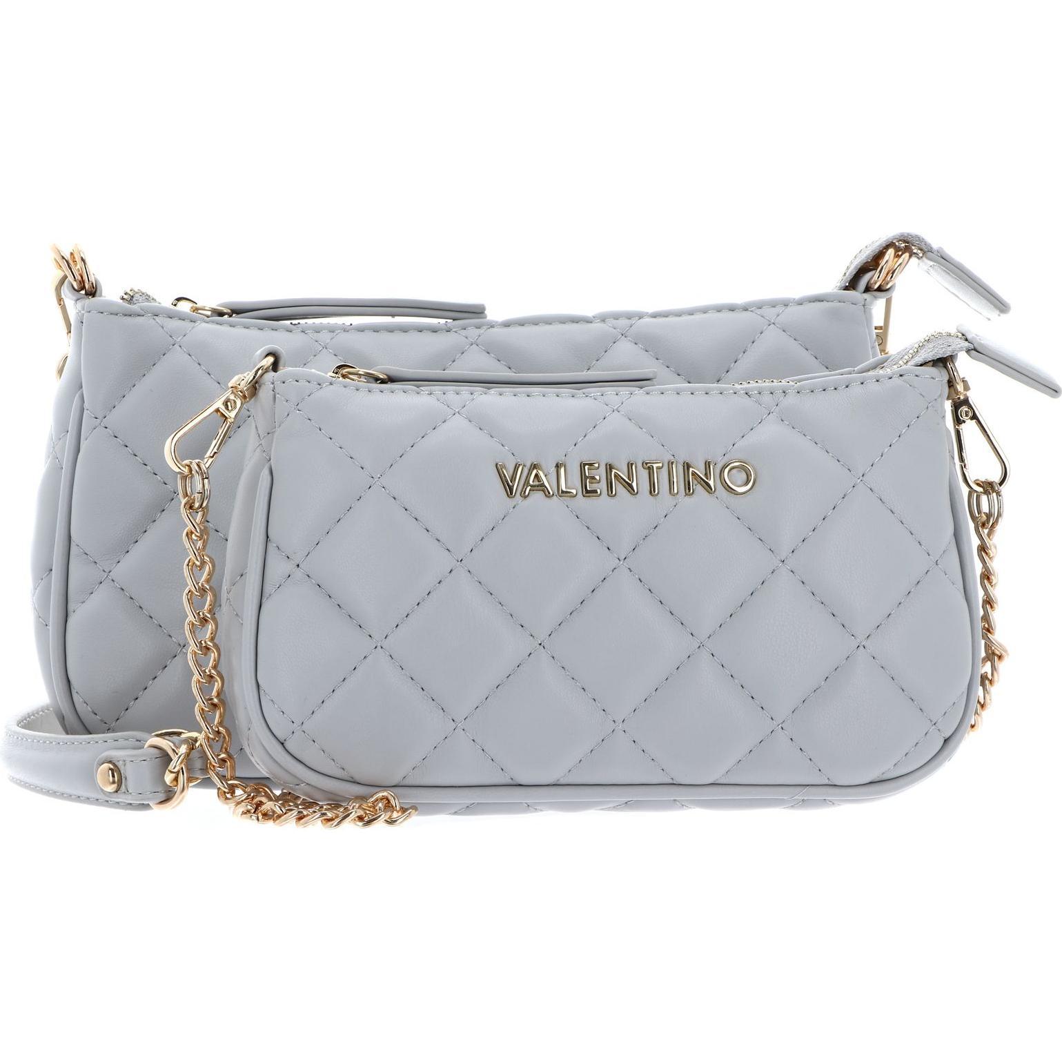 Valentino, Donne, Borsetta, Ocarina Crossbody Perla, borsa a tracolla con versione mini e cinghia regolabile, Grigio