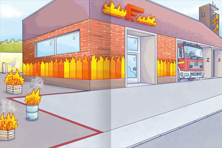 Produktbild Das Metallic-Stickerbuch – Feuerwehr