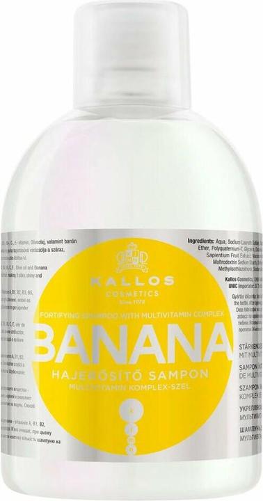 Image du produit Kallos Cosmetics Banana (1000 ml, Shampoing liquide)