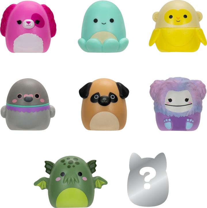 Actual product image Jazwares Squishalongs - 2.5 cm 8 Pack S2 - Style 1