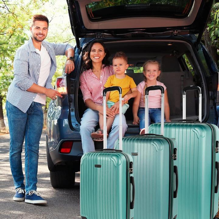 Image du produit Itaca Hartschalenkoffer-Set mit Dehnungsfuge, 360 Grad Rollen (110 l)