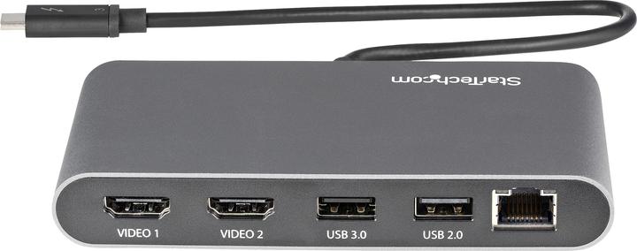 Actual product image StarTech TB3DKM2HDL (Thunderbolt, 5 Ports)