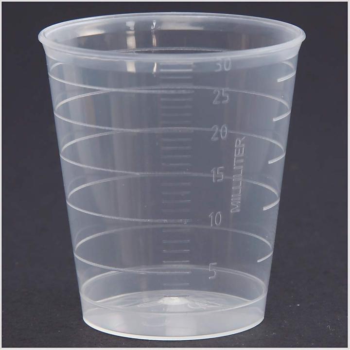Actual product image Creativ Company Plastic mould cup with lid 30 ml, 75 pieces
