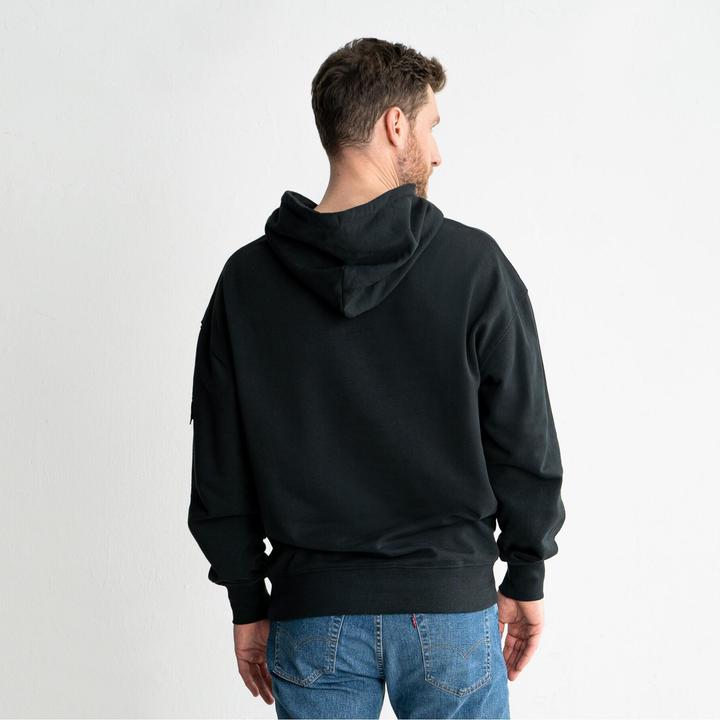 Produktbild Stier Heavy Hoodie Functional Pocket organic cotton S Black (S)