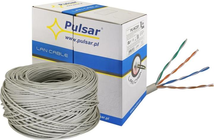 Actual product image Pulsar PU-NC201 Twisted pair cable U/UTP Cat 5e 24AWG (U/UTP, 24 m)