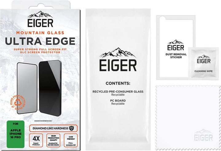Immagine prodotto Eiger Mountain Glass Ultra Edge (1 pz., Apple iPhone 16 Pro)