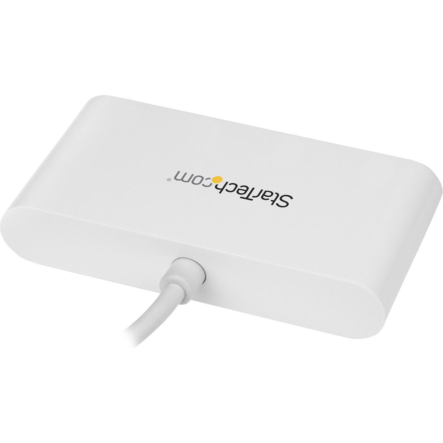 Thumbnail - StarTech HB30C4ABW (USB-A, 4 Ports), Dockingstation + USB Hub, Weiss