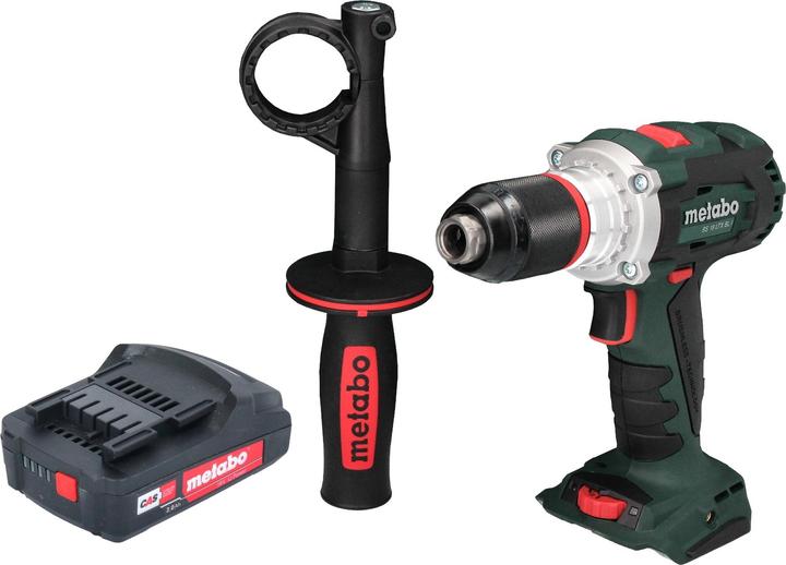 Actual product image Metabo BS 18 LTX BL I Cordless drill driver 18 V 130 Nm brushless + 1x rechargeable battery 2.0 Ah -