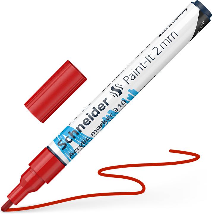 Image du produit Schneider Marqueur acrylique Paint-It 310 2mm rouge (1 x)