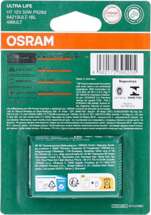 Actual product image Osram Ultra Life H7 (H7)