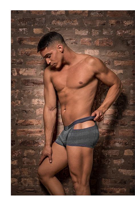 Productafbeelding Male Power Uitgesneden kort Heather Haze (M)