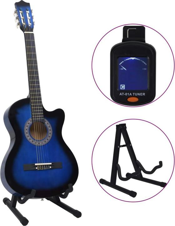 Image du produit vidaXL Clivia (Guitare occidentale, Bois de tilleul)