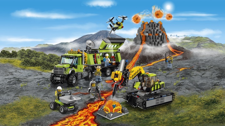 Produktbild LEGO City Vulkan-Forschungstruck (60121, LEGO City)