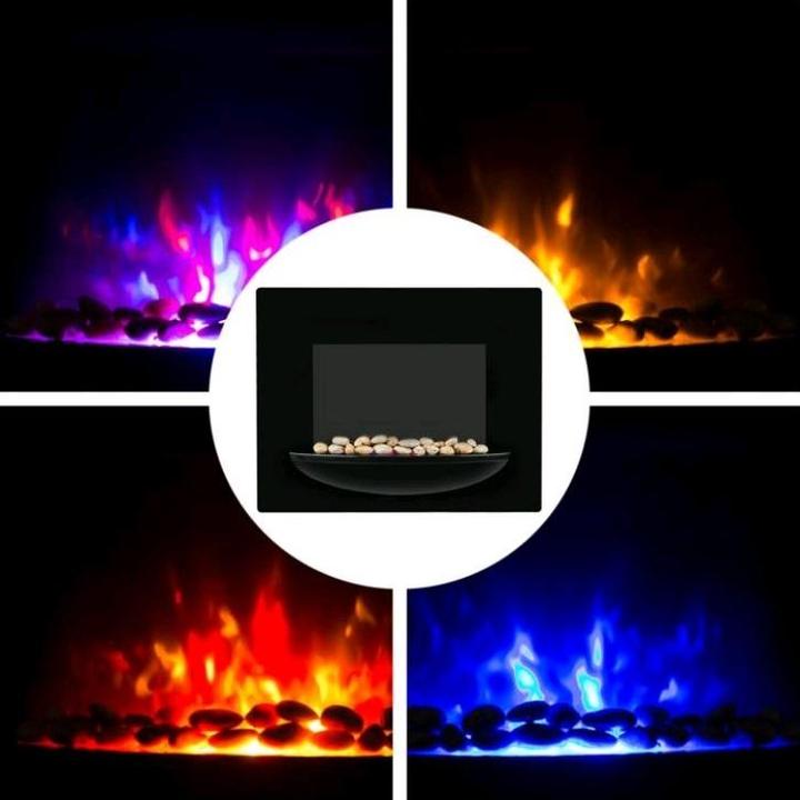 Produktbild Klarstein Feuerschale Elektrischer Wandkamin Schwarz