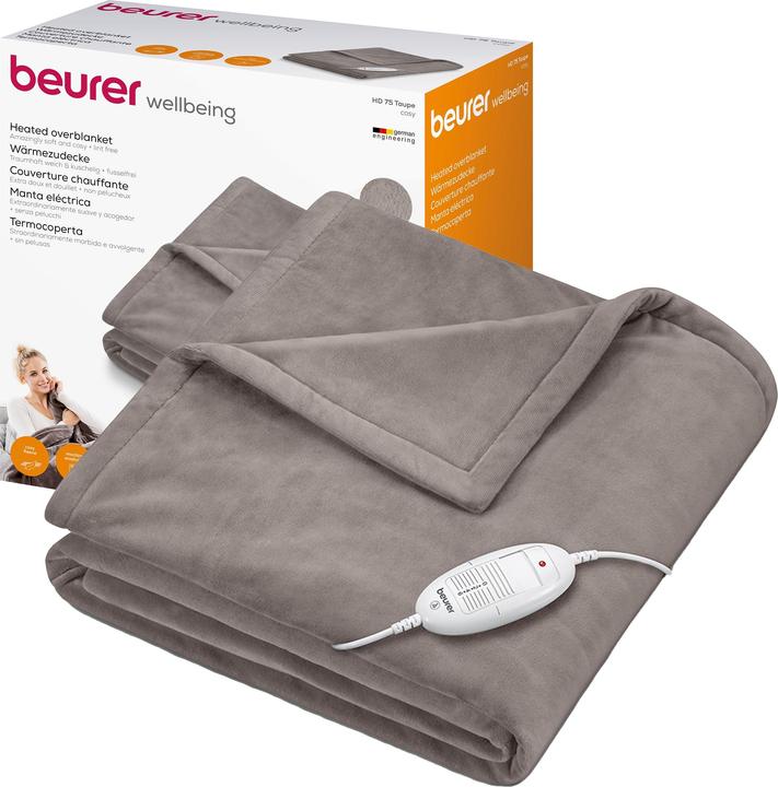 Actual product image Beurer HD 75 Cosy Taupe (130 x 180 cm)