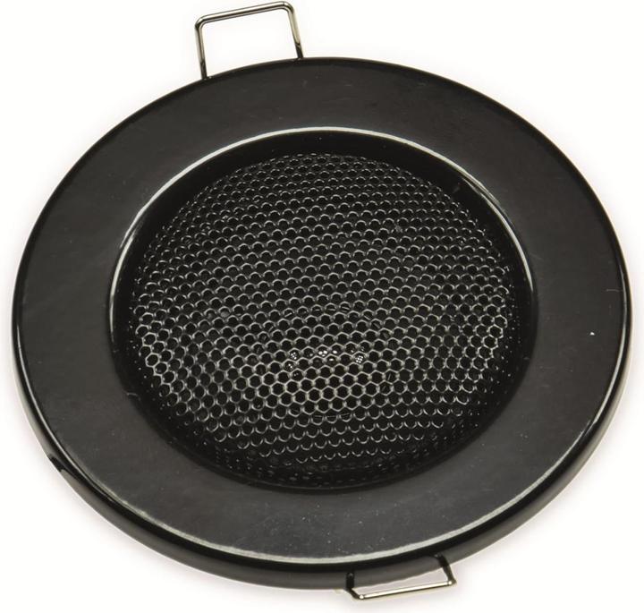Produktbild König Design Decken Einbaulautsprecher "Mini" Halogen Look Ø 8 cm Einbau 6 cm schwarz (1 Stk.)