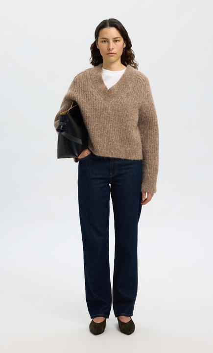 Produktbild Selected Wollmix Pullover mit V-Ausschnitt (XL)