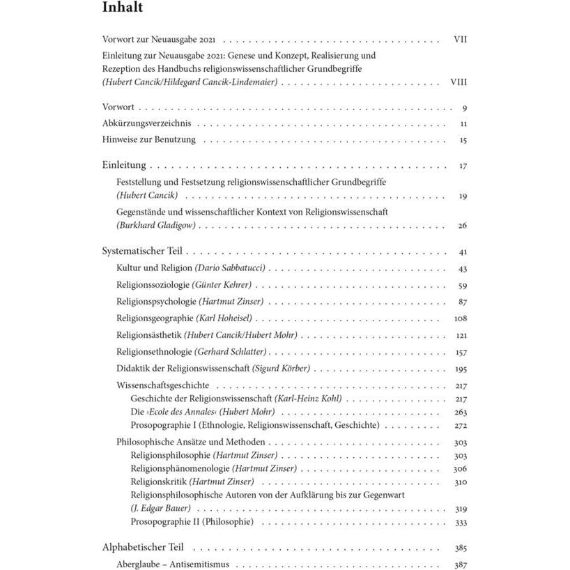 Thumbnail - Handbuch religionswissenschaftlicher Grundbegriffe (HrwG), Fachbücher von Karl-Heinz Kohl, Hubert Cancik, Burkhard Gladi...