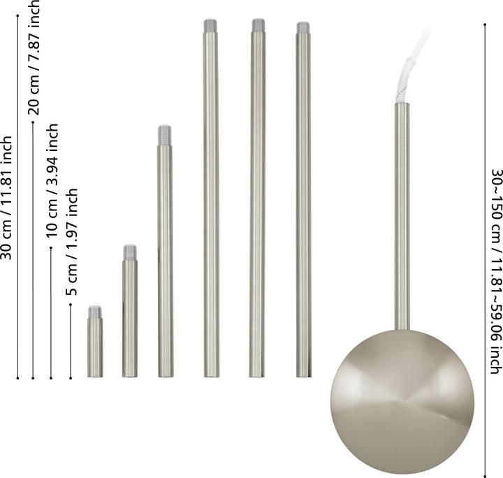 Actual product image EGLO Extention (Duct, 157 cm)