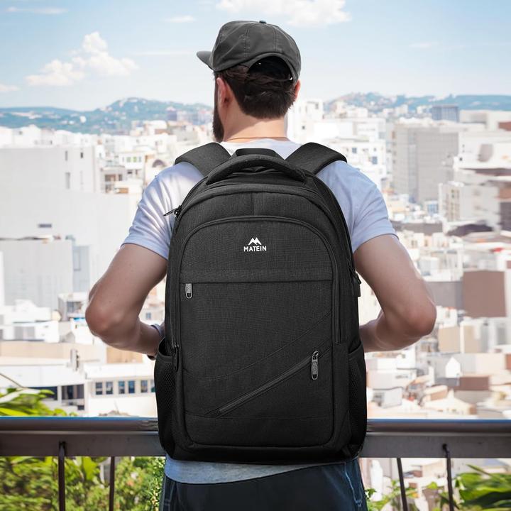 Image du produit Matein Laptop-Rucksack 17 Zoll mit USB Ladeanschluss