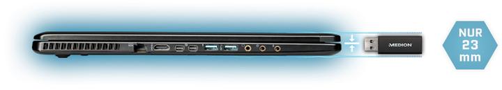 Produktbild Medion Erazer X7613 (17.30", Intel Core i7-4710HQ, 16 GB, 128 GB, CH)