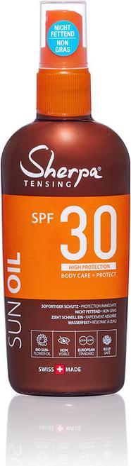 Image du produit Sherpa Tensing huile solaire (Huile solaire, SPF 30, 150 ml, 158 g)