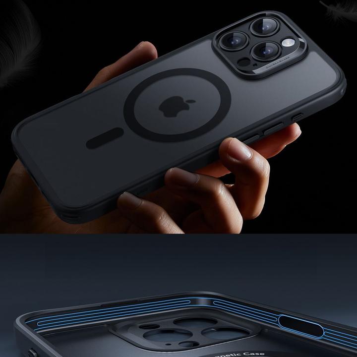 Produktbild ESR Etui Classic Pro Set Halolock MagSafe na iPhone 16 Pro - czarne (Apple iPhone 16 Pro)
