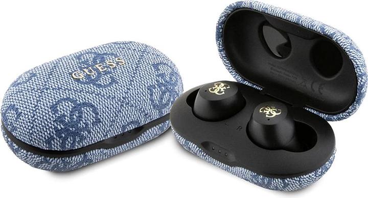 Actual product image Guess słuchawki Bluetooth GUTWSP4EGB TWS + stacja dokująca ENC niebieski/blue 4G Metal (ANC, 5 h, Wireless)