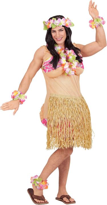 Actual product image Widmann Fat Hawaiian costume fatsuit one size fits all