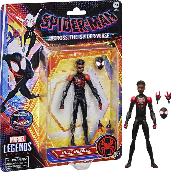 Produktbild Hasbro Spider-Man: Across the Spider-Verse Marvel Legends Actionfigur Miles Morales 15 cm