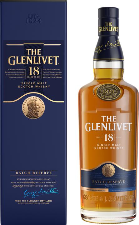 The Glenlivet 18 Years (Single Malt, Scotch whisky, 1 x 70 cl)