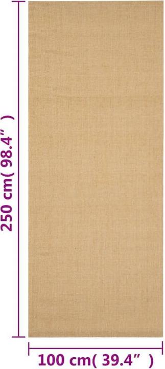 Produktbild vidaXL Teppich (100 x 250 cm)