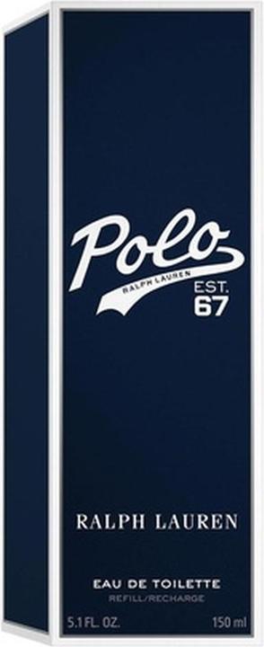 Actual product image Ralph Lauren Men's perfume Polo 67 EDT 150 ml recharge (Eau de toilette, 150 ml)