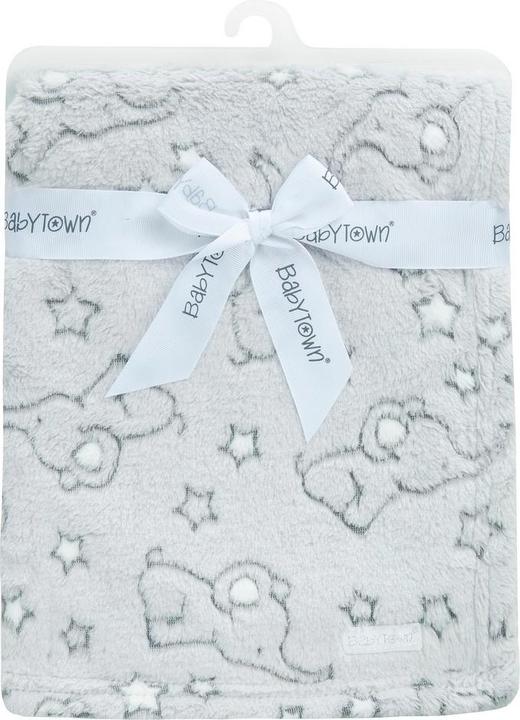 Actual product image Baby Town blanket stars and penguins