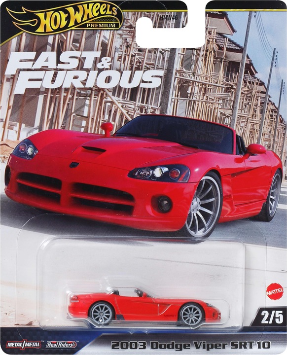 Actual product image Hot Wheels Premium - Fast & Furious 2003 Dodge Viper SRT10 για 3+ ετών JBL85
