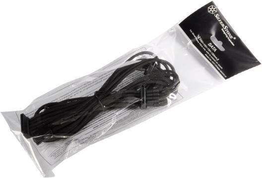 Actual product image Silverstone SATA cable for modular power supplies