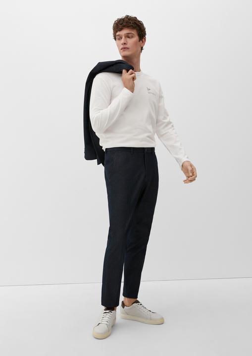 Produktbild s.Oliver T-Shirt Longsleeve mit Frontprint (XXL)