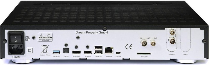 Produktbild Dreambox DM 7080 HD, 2x DVB-C/T, Linux Enigma 2 (DVB-C, DVB-T)
