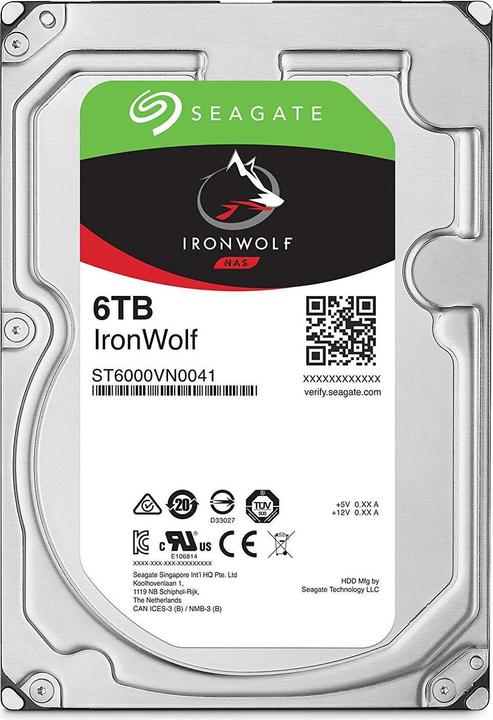 Actual product image Seagate IronWolf (6 TB, 3.5", CMR)