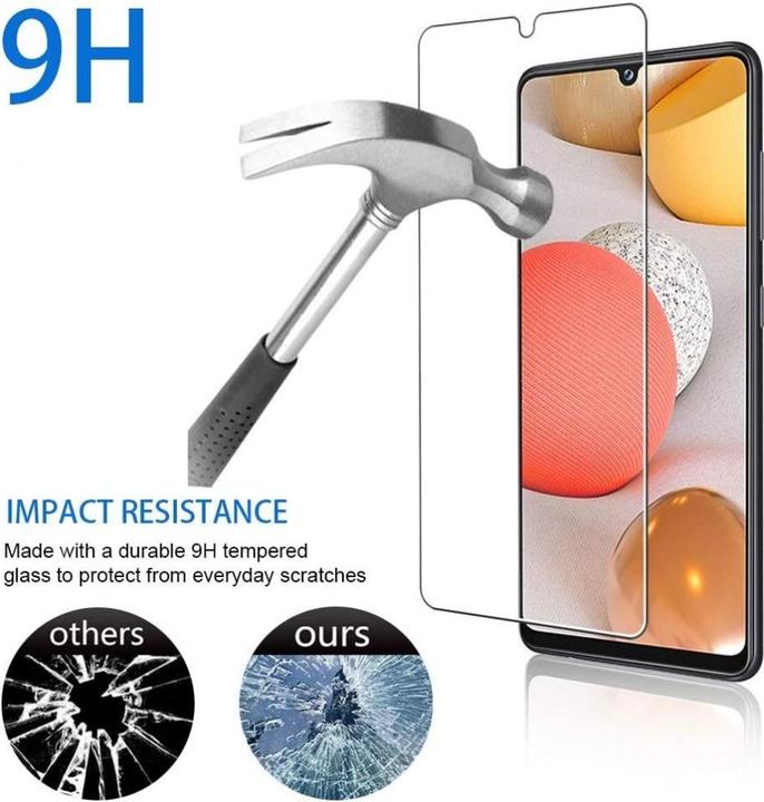 Produktbild Screenguard Samsung Galaxy A42 5G Panzerglas Schutzfolie Case Friendly Design (1 Stück, Samsung Galaxy A42 5G)