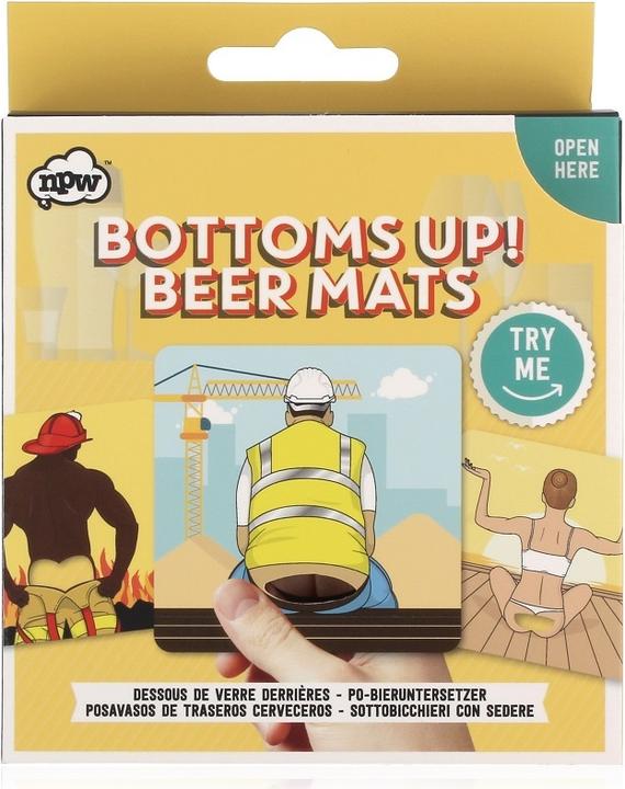 Produktbild NPW Bierdeckel Bottoms Up (Glasuntersetzer)