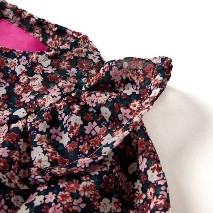 Immagine prodotto VidaXL Camicetta a maniche lunghe per bambini rosa scuro 92,Materiale: 100 (92)