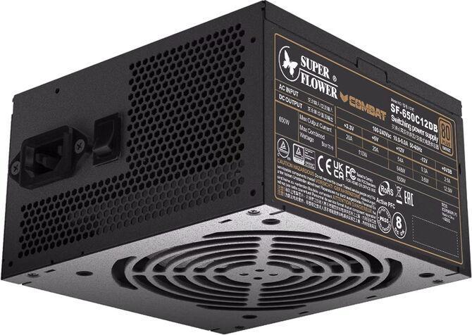 Produktbild Super Flower Combat DB Netzteil, 80 PLUS Bronze, ATX 2.52 - 650 Watt (650 W)