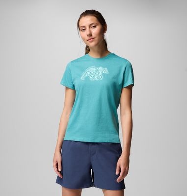 Actual product image Columbia Women's Ruby Springs™ Graphic Fitted Technical T-Shirt (M)