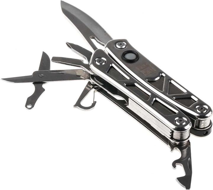 Image du produit RS PRO 8 in 1 Multi Tool with LED Flashlight (11 Fonctions)